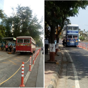 Mumbai – Bus lane pilot at BKS